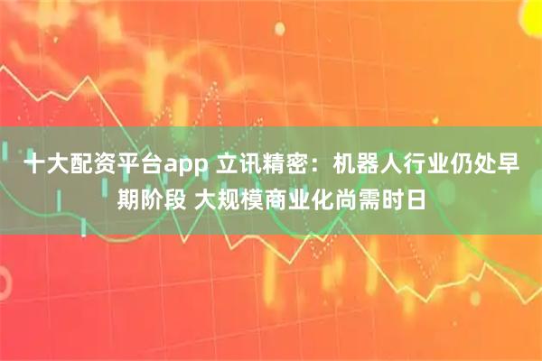 十大配资平台app 立讯精密：机器人行业仍处早期阶段 大规模商业化尚需时日