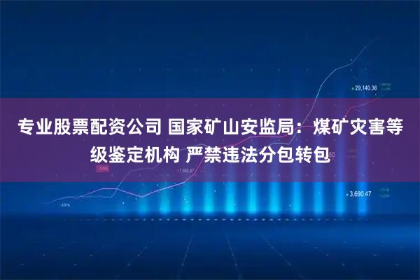 专业股票配资公司 国家矿山安监局：煤矿灾害等级鉴定机构 严禁违法分包转包