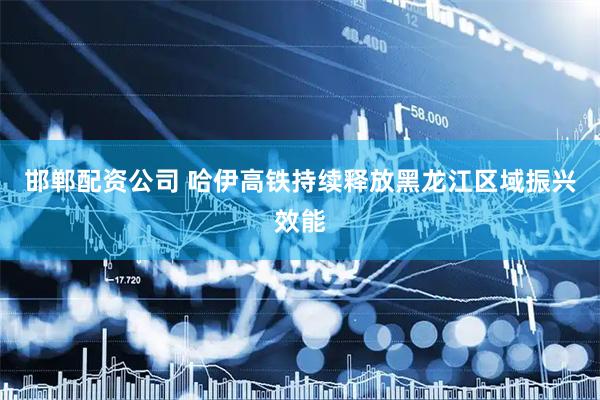 邯郸配资公司 哈伊高铁持续释放黑龙江区域振兴效能